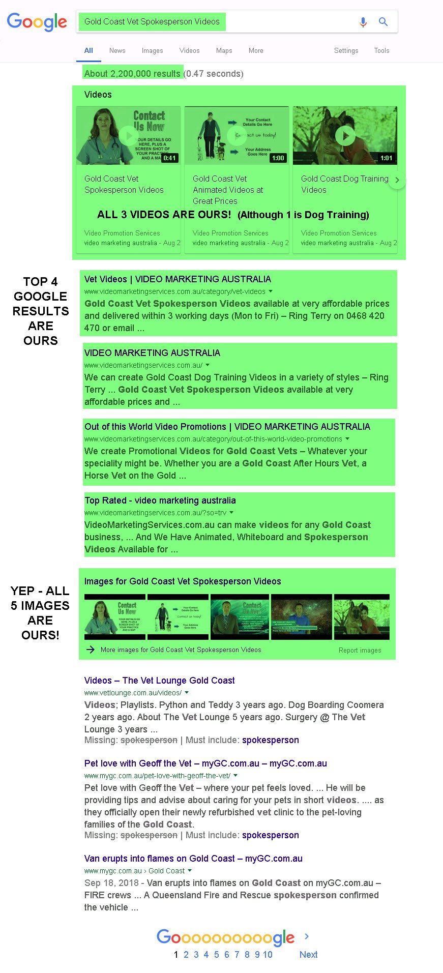 old Coast Vet Spokesperson Videos